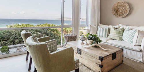 The Robberg Beach Lodge Lounge Area