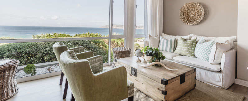 The Robberg Beach Lodge Lounge Area